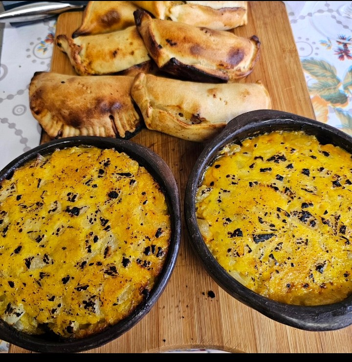 Traditional Chilean food served during a La Oveja experience